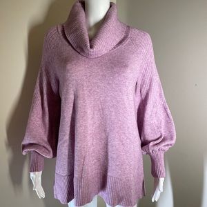 Lilac Anthropology turtleneck sweater